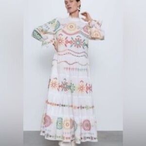 ZARA Dress Embroidered